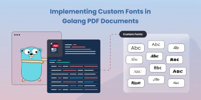 Implementing Custom Fonts in Golang PDF Documents